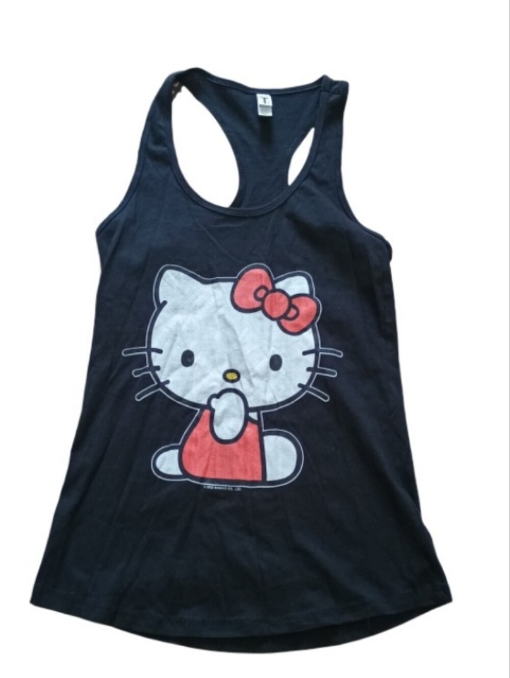 IDEAL by Next Level Black Tank Top with White Neck Tag